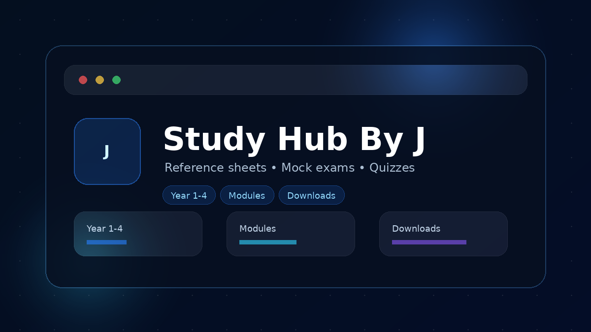 Study Hub By J preview