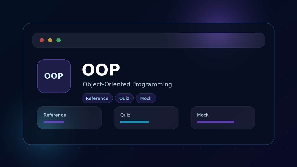 OOP module cover